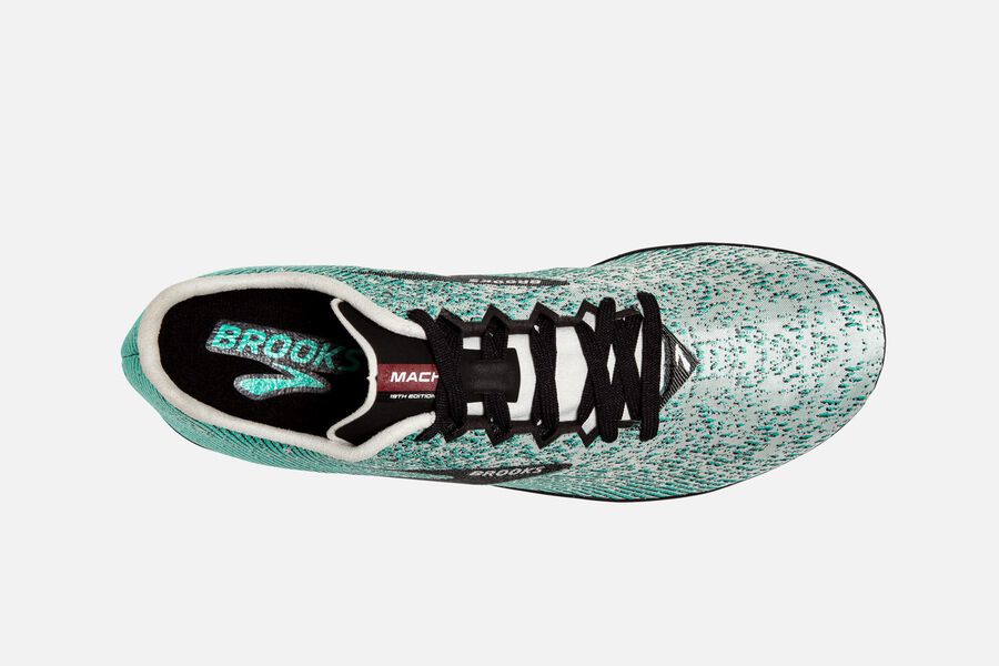 Brooks Mach 19 Spikeless Spikes Shoes Womens - Grey/Black - AVECD-6028